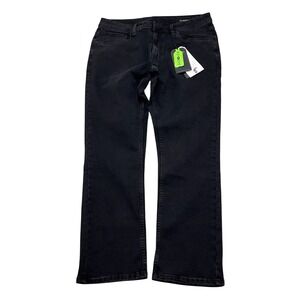 NYC Jeans Men 35W 30L Dark Gray Mid Rise F#%K Your‎ Khakis Comfort Slim Fit NWT